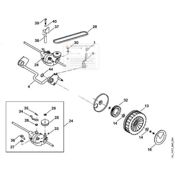 Viking MB505 C - Chassis 1 - Parts Diagram