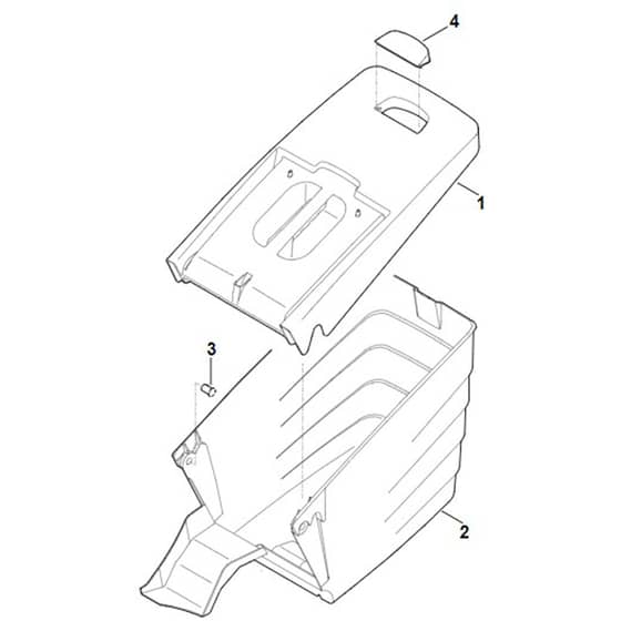Viking MB545.0VR - Grass Catcher Bag - Parts Diagram