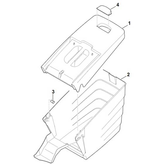 Viking MB545.1 VM - Grass Catcher Bag - Parts Diagram