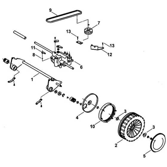 Viking MB555 M - Chassis 2 - Parts Diagram