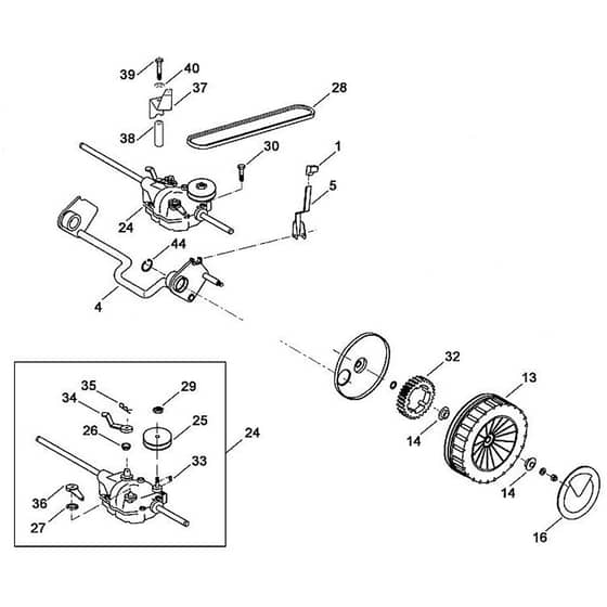 Viking MB555 S - Chassis 2 - Parts Diagram