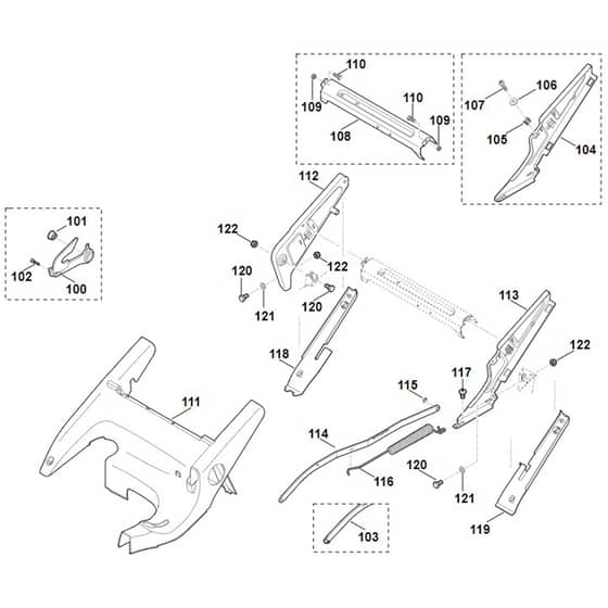 Viking MB650.0 VM - Frame, Height Adjustment 2 - Parts Diagram