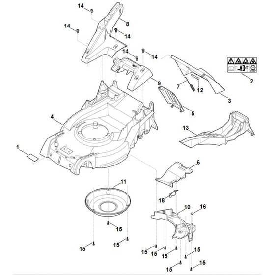Viking MB650.3 V - Housing - Parts Diagram