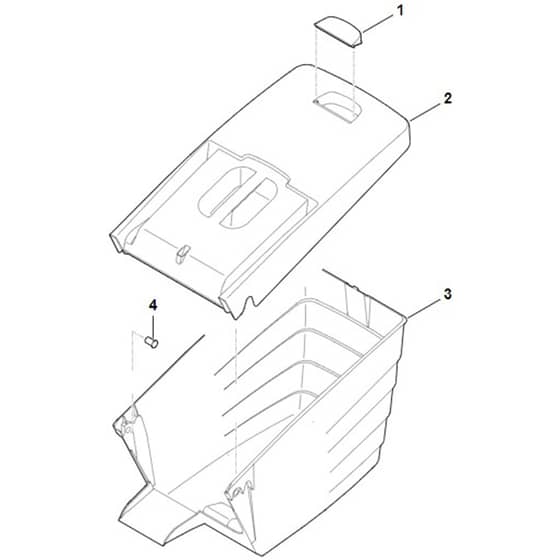 Viking MB655.1 RS - Grass Catcher Bag - Parts Diagram