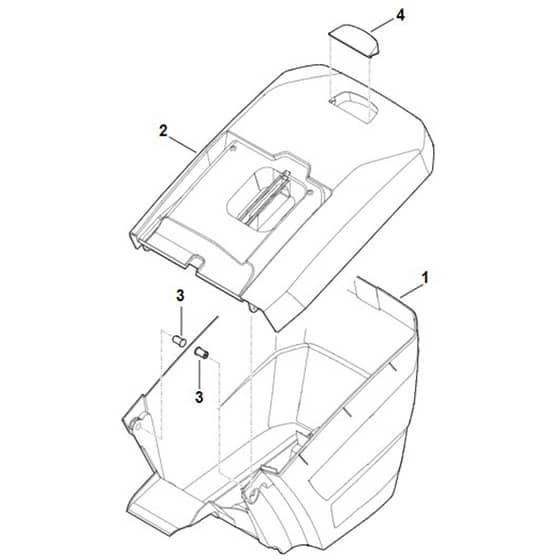 Viking MB655.3 V - Grass Catcher Bag - Parts Diagram