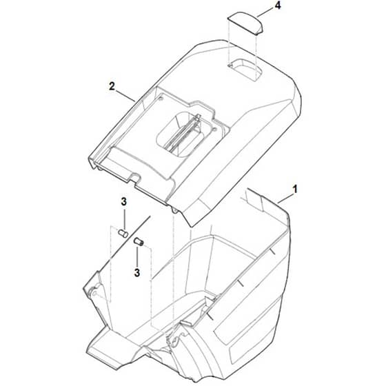 Viking MB655.3 YS - Grass Catcher Bag - Parts Diagram