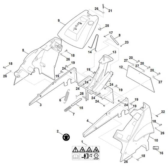 Viking MB6.1 RV - Frame - Parts Diagram