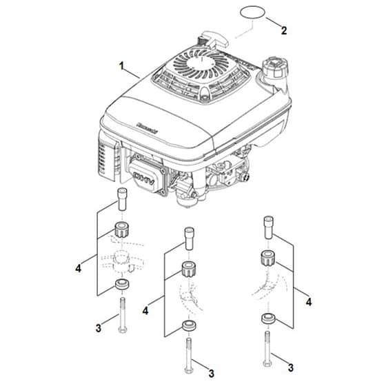 Viking MB755.2 KS - Engine - Parts Diagram