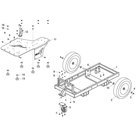 Belle MBX 12-180 - Chassis Assembly