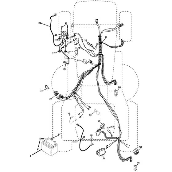 McCulloch MC1292RB - 96061001801 - 2008-11 - Electrical Parts Diagram
