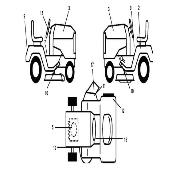 McCulloch MC17107 - 96011008400 - 2010-01 - Decals Parts Diagram