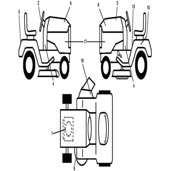 McCulloch MC19542LT - 96012011400 - 2010-12 - Decals Parts Diagram