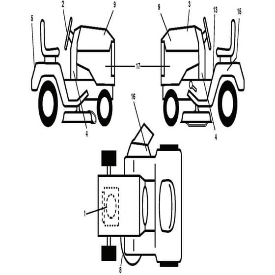 McCulloch MC19542LT-96012011402 - 2011-08 - Decals Parts Diagram