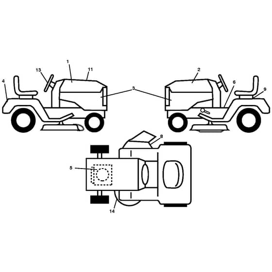 McCulloch MC20V42YT - 96042013000 - 2010-12 - Decals Parts Diagram