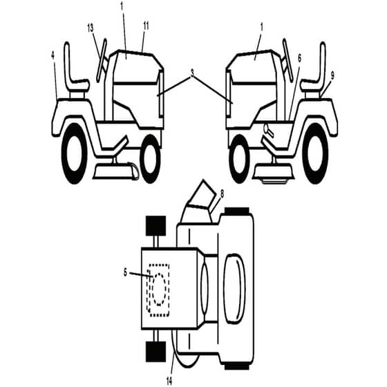 McCulloch MC20V42YT - 96042013001 - 2011-05 - Decals Parts Diagram