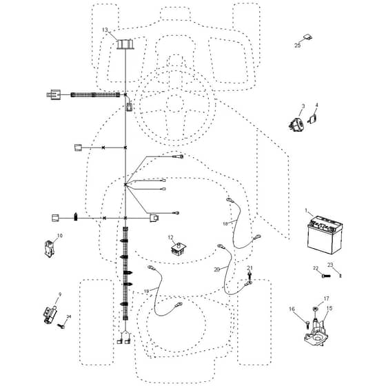 McCulloch MC30 - 96021001601 - 2011-11 - Electrical Parts Diagram