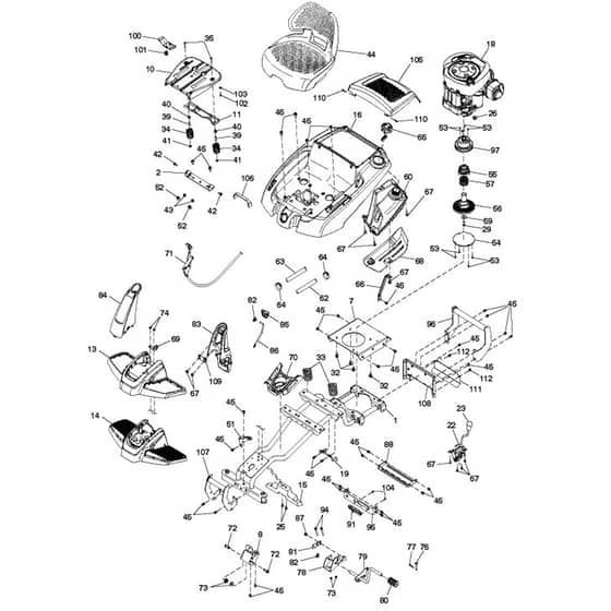 McCulloch MC30 - 96028000200 - 2011-04 - Chassis & Enclosures Parts Diagram