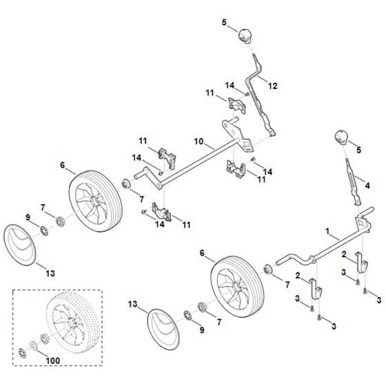 Viking ME443.0 - Chassis - Parts Diagram