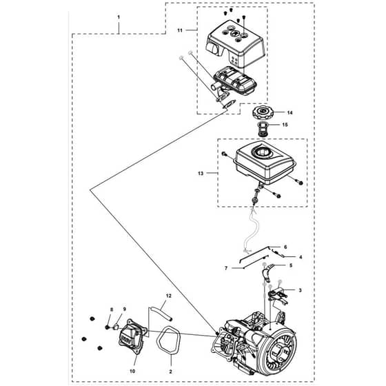 McCulloch MFT 44-154 - 2011-03 - Engine (1) Parts Diagram