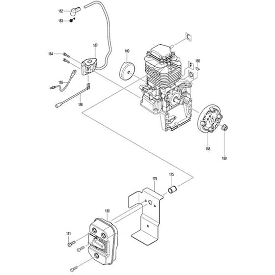 Makita MG5300.4 - Petrol Blower - Power Tool 06 Diagram