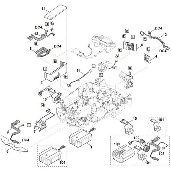 Viking MI632.0 P - Electric Equipment - Parts Diagram