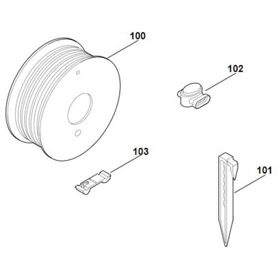 Viking MI632.0 PC - Installation Material - Parts Diagram