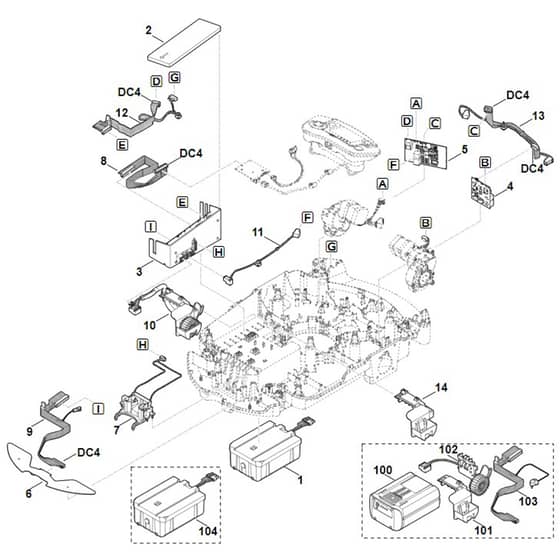 Viking MI632.1 P - Electric Equipment - Parts Diagram