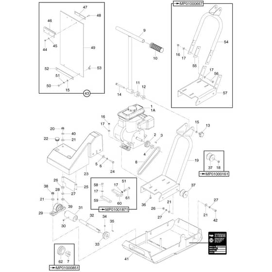 Belle Minipac 300 - Main Assembly