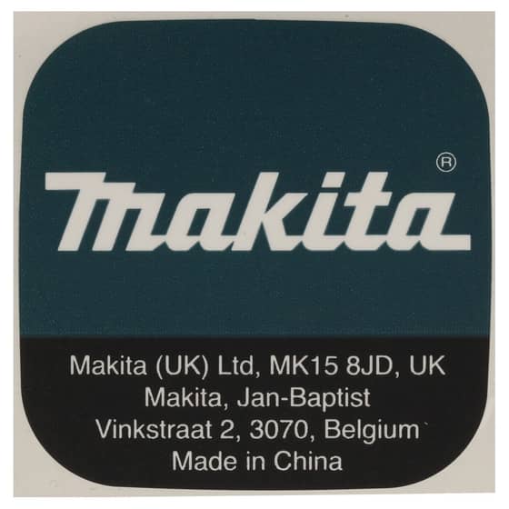 Genuine Makita BHX2500, BHX2501 Decal - 893304-5