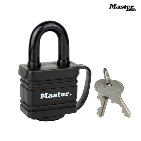 Master Lock Weather Tough 40mm Padlock Black Finish - 7804EURD