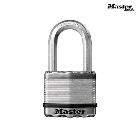 Master Lock Excell Laminated Steel 64mm Padlock - 38mm Shackle - M15EURDLF