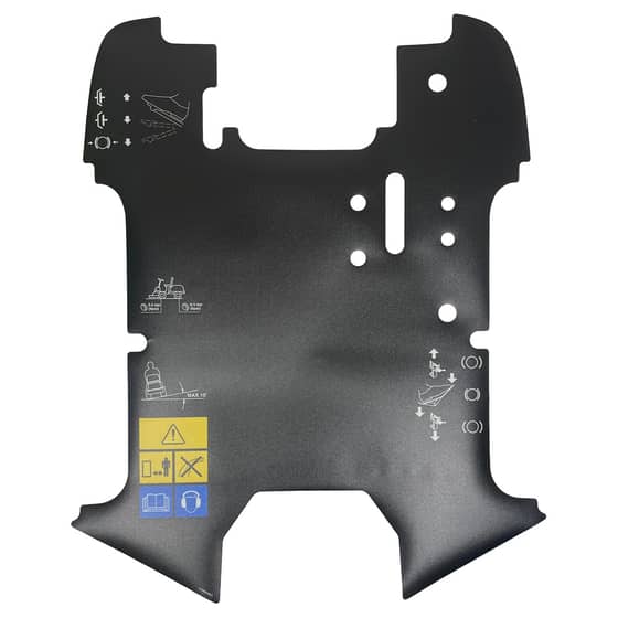 Genuine Stiga Park Front Mower Safety Floor Mat - 114369182/3