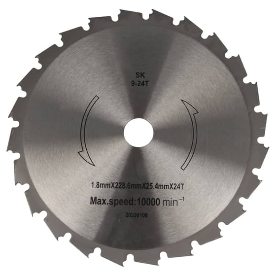 Genuine GGP Chisel-Tooth Saw Blade (25.4mm) - 1911-9134-01 (Thin Trees)
