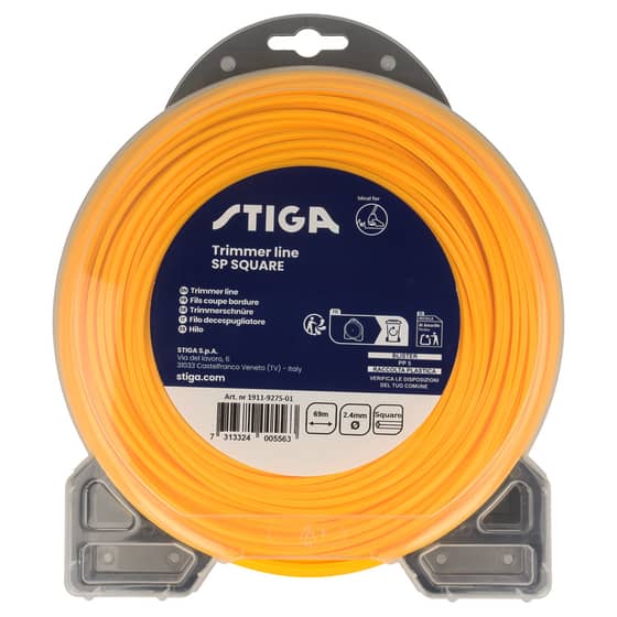 Genuine Stiga 2.4mm x 69m Strimmer Line (Square) - 1911-9275-01