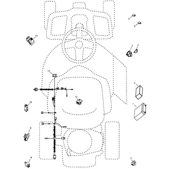 McCulloch MOWCART66 - 96021000900 - 2010-08 - Electrical Parts Diagram