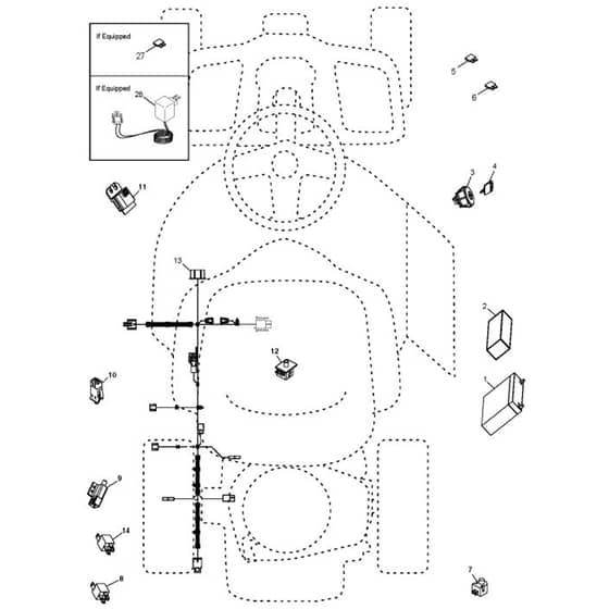 McCulloch MOWCART 66 - 96021000906 - 2014-07 - Electrical Parts Diagram