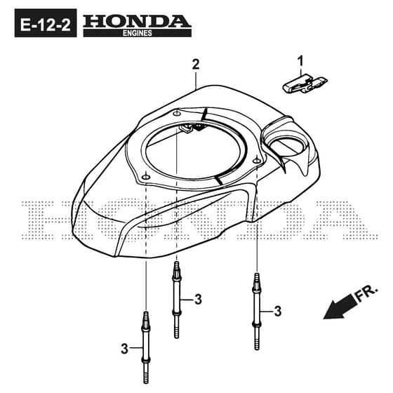 MP1 554 WSQ-H - 2015-2019 - 294556833/15 - Castel Garden Rotary Mower Fan Cover - GCV190A S1-G7-SD Diagram