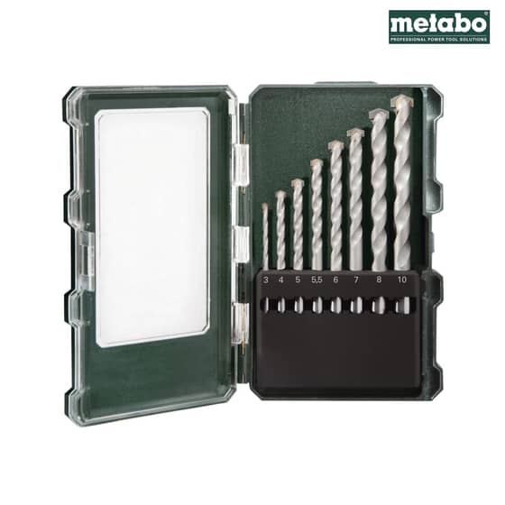 Metabo Masonry Drill Set 8 Piece 3-10mm - 626706000