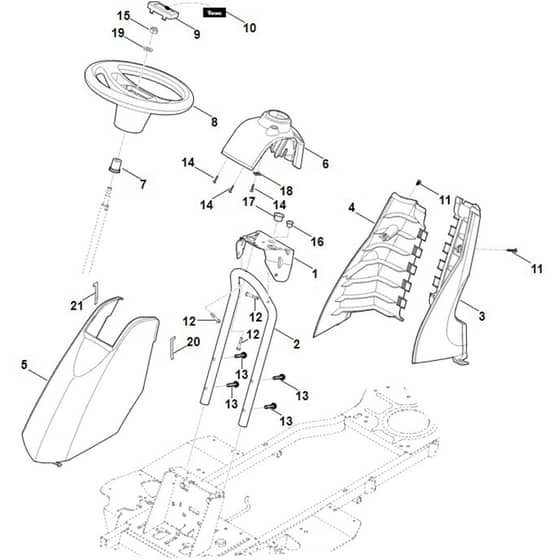 Viking MR4082.1 - Dashboard - Parts Diagram