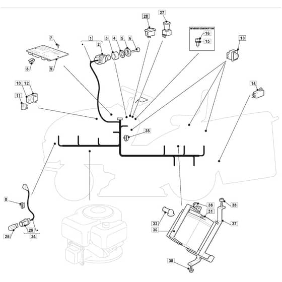 MR 14 37 H - 2009 - 2t2642443/IM9 - Mountfield Ride On Mower Electrics Diagram