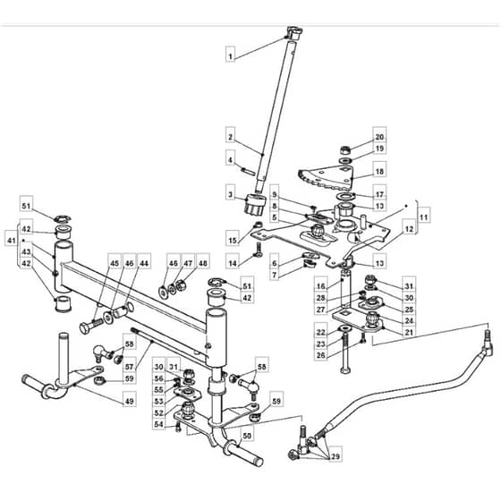 MR 14 37 H - 2009 - 2t2642443/IM9 - Mountfield Ride On Mower Steering Diagram