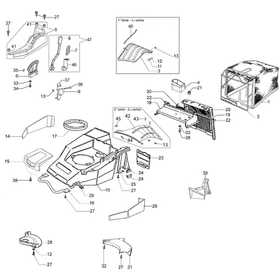 MR 55 TBD -  - Efco Rotary Mower Deck Diagram