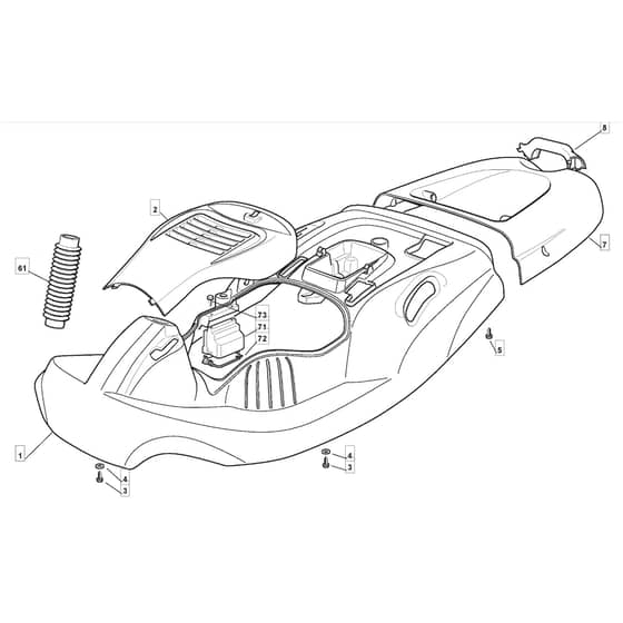 MR 7 25 - 2009 - 2T0112443/IM9 - Mountfield Ride On Mower Body Diagram