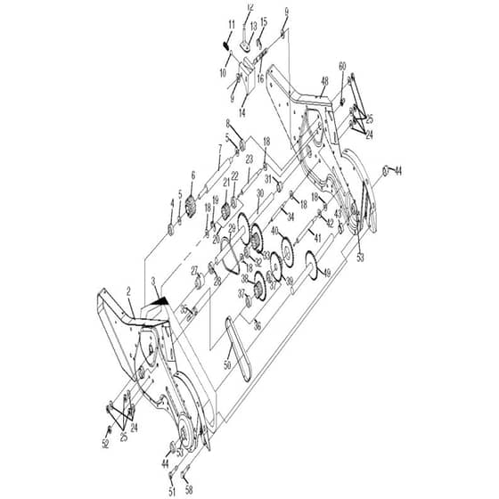 McCulloch MRT6 - 96091000604 - 2010-03 - Transmission Parts Diagram