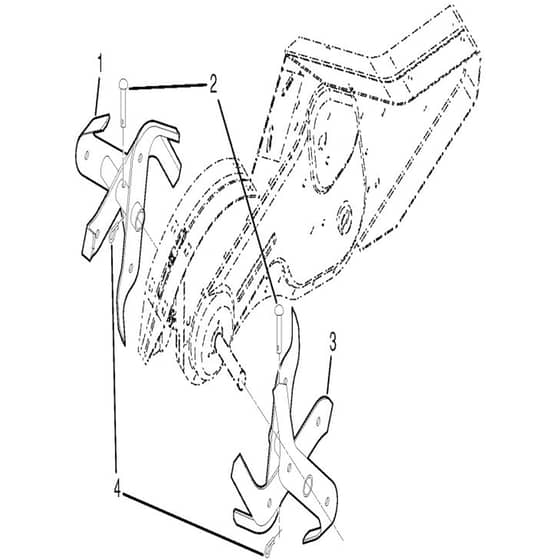 McCulloch MRT6 - 96091002111 - 2015-11 - Tine Assembly Parts Diagram