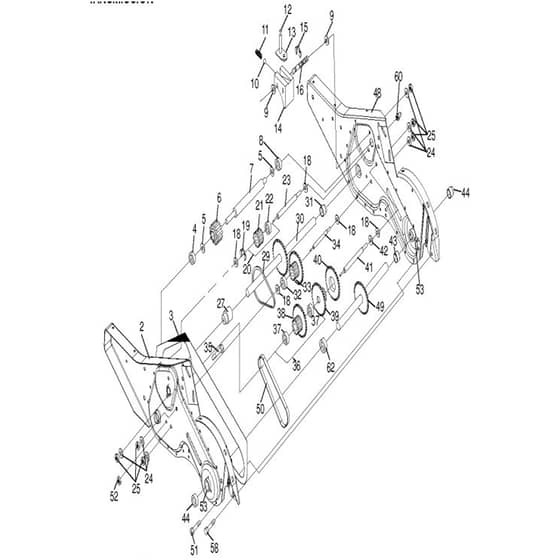 McCulloch MRT6 - 96091002111 - 2015-11 - Transmission Parts Diagram