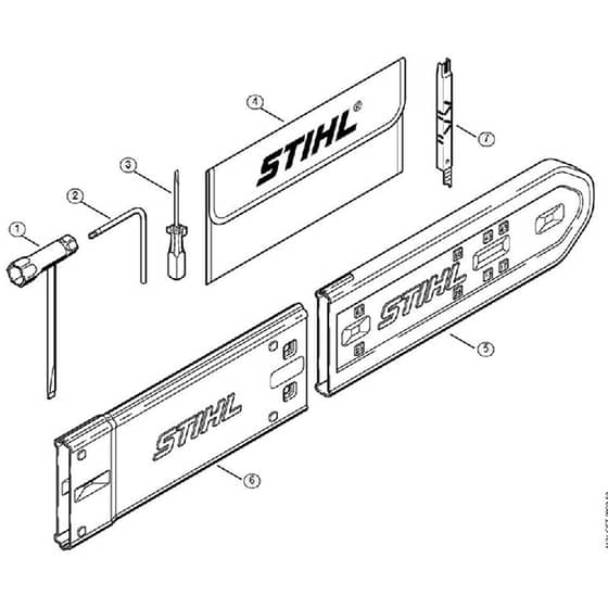 Genuine Stihl MS260 C-B / R - Tools, Extras