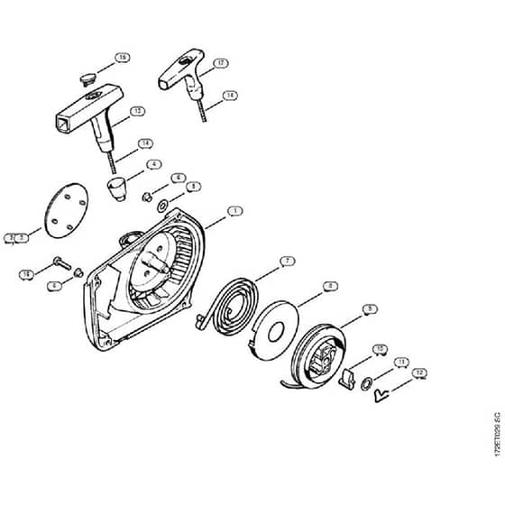 Genuine Stihl MS260 / H - Rewind starter