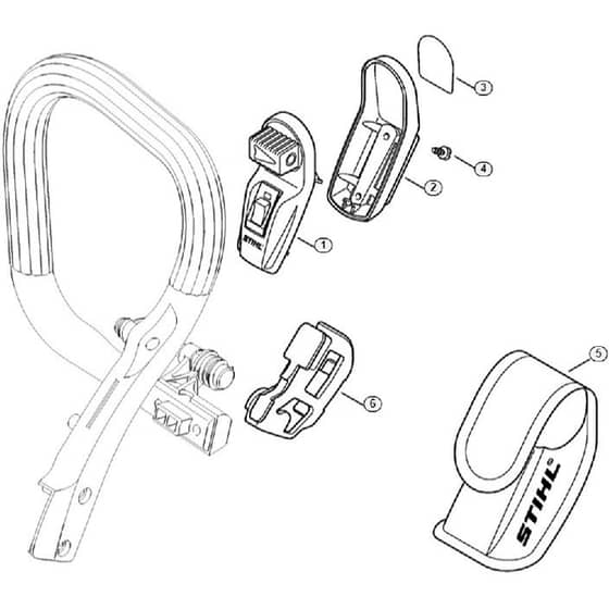 Genuine Stihl MS261 / U - 2-in-1 laser