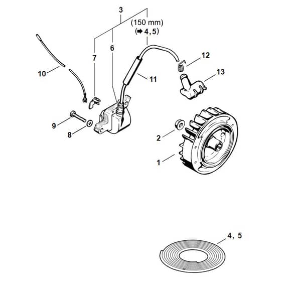 Genuine Stihl MS380 / F - Ignition system